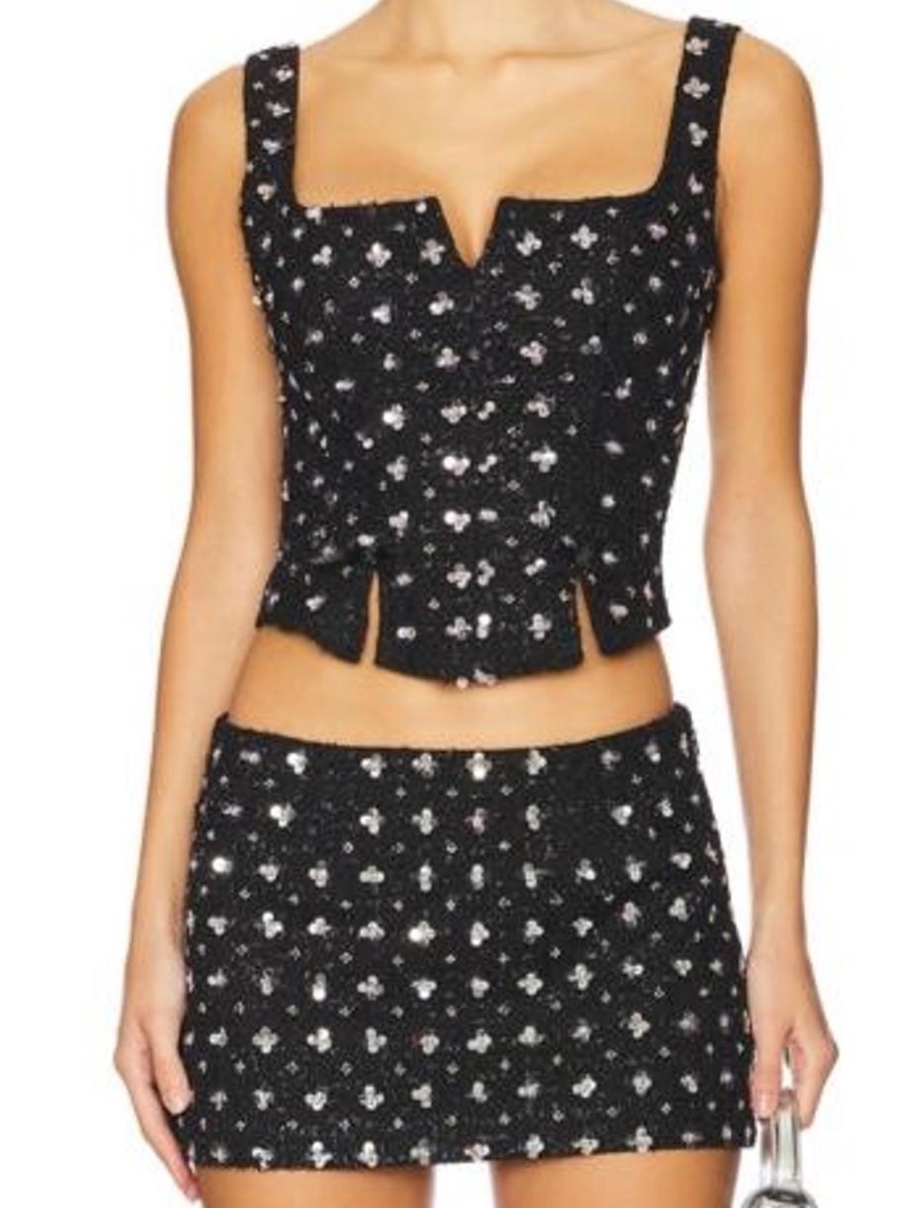 Danielle Guizio  top and skirt set